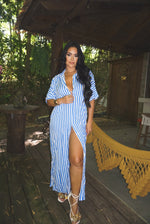THE RESORT MAXI - BLUE Stripe