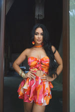TROPICAL REDS ROMPER