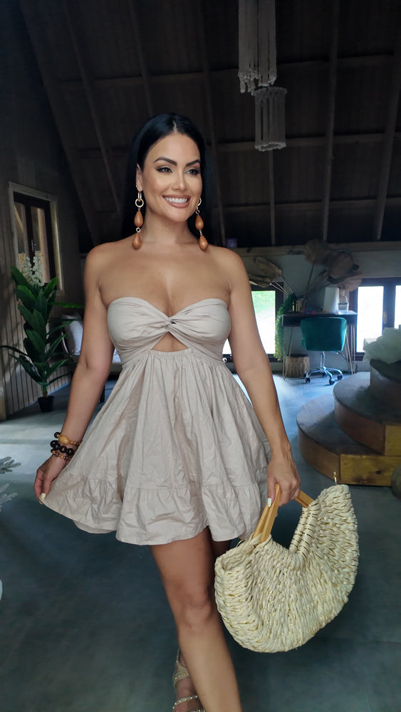 POLLY DRESS - SAND