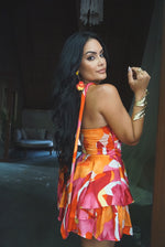 TROPICAL REDS ROMPER
