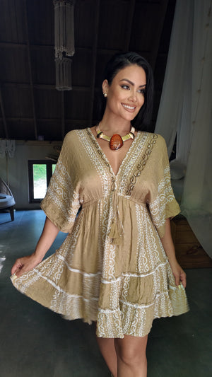 AMOUR DRESS - SAND