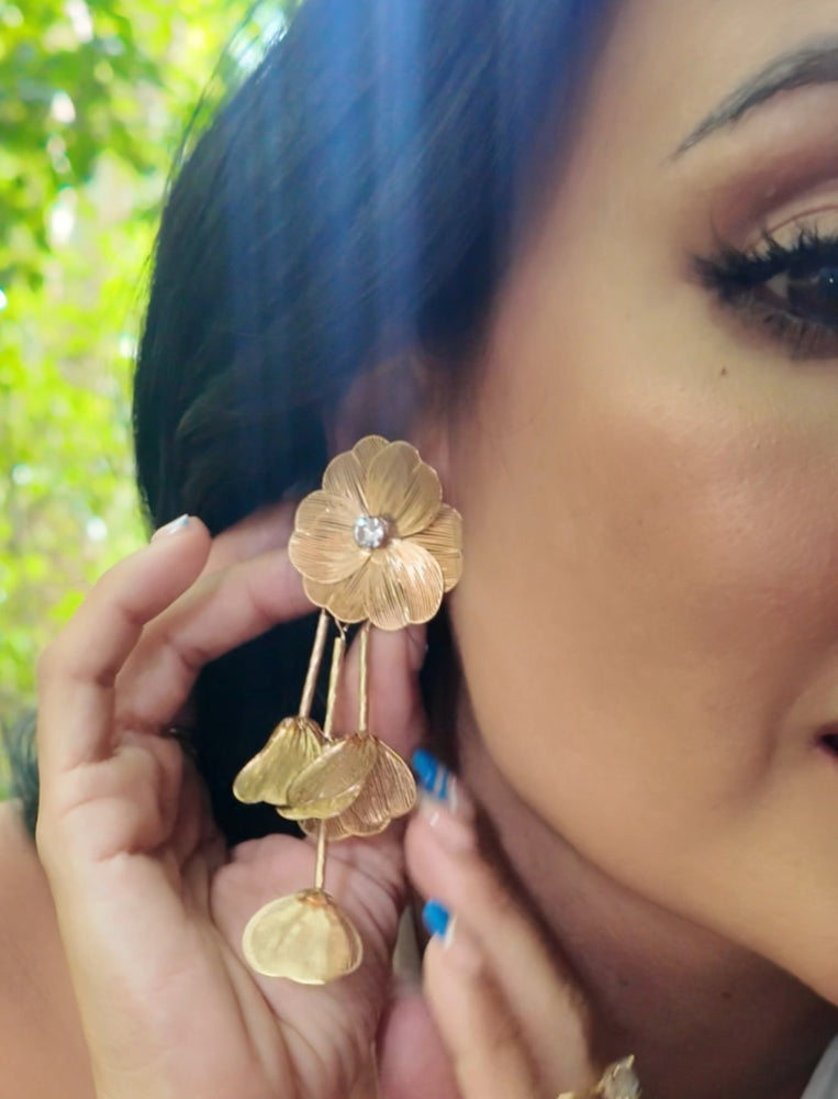 BLOOMING GOLD EARRINGS