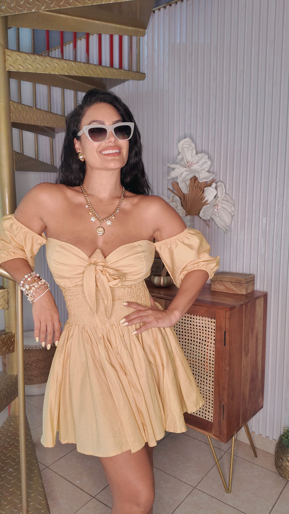 BUTTERMILK LOLA DRESS
