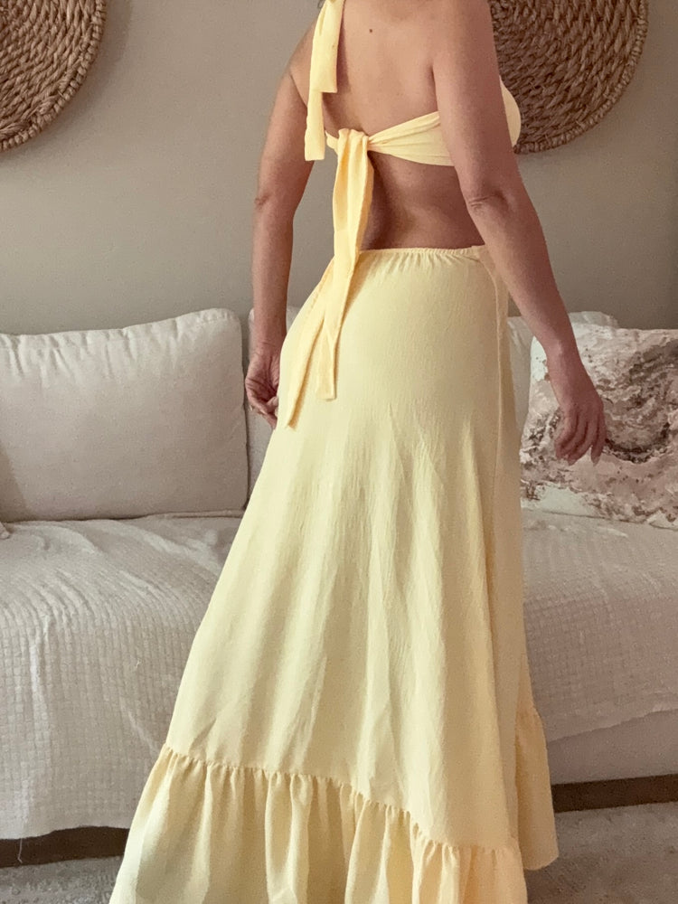 GIZA FOREVER DRESS - BUTTER