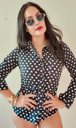 POLKA DOT BLOUSE