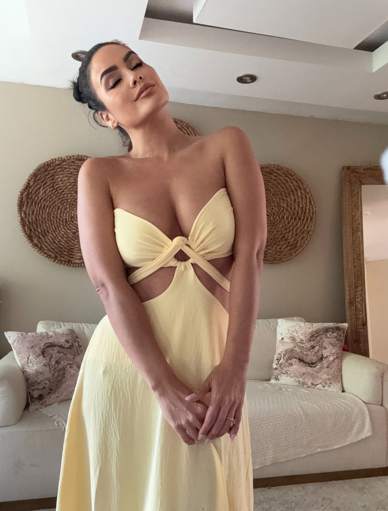 GIZA FOREVER DRESS - BUTTER