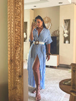 THE RESORT MAXI - BLUE Stripe