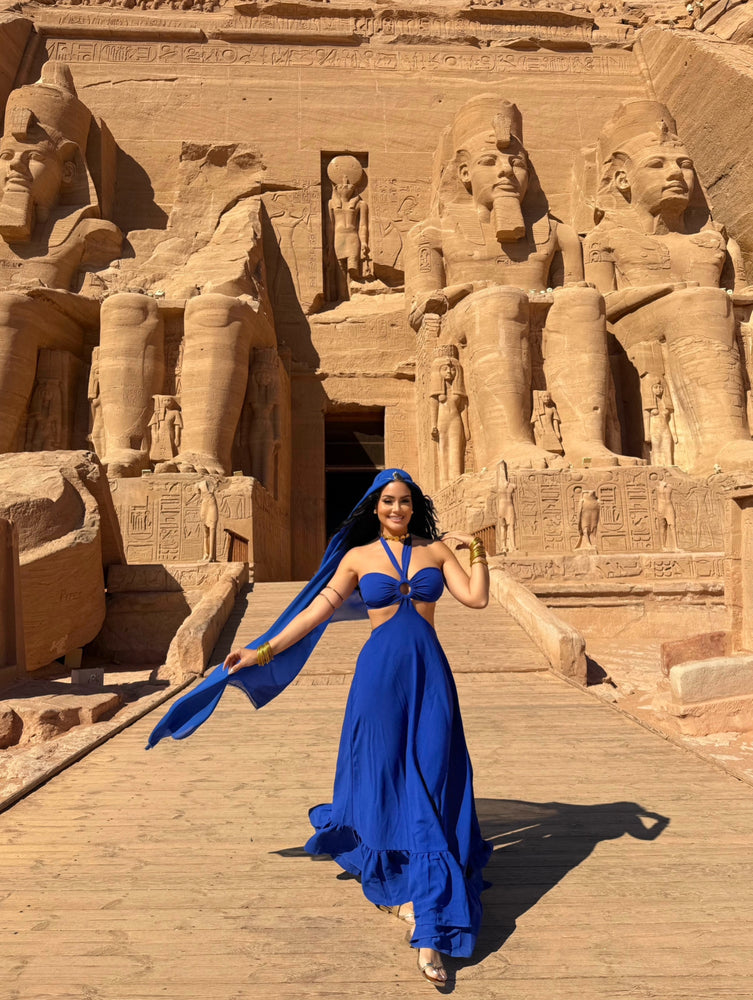 GIZA FOREVER DRESS - BLUE