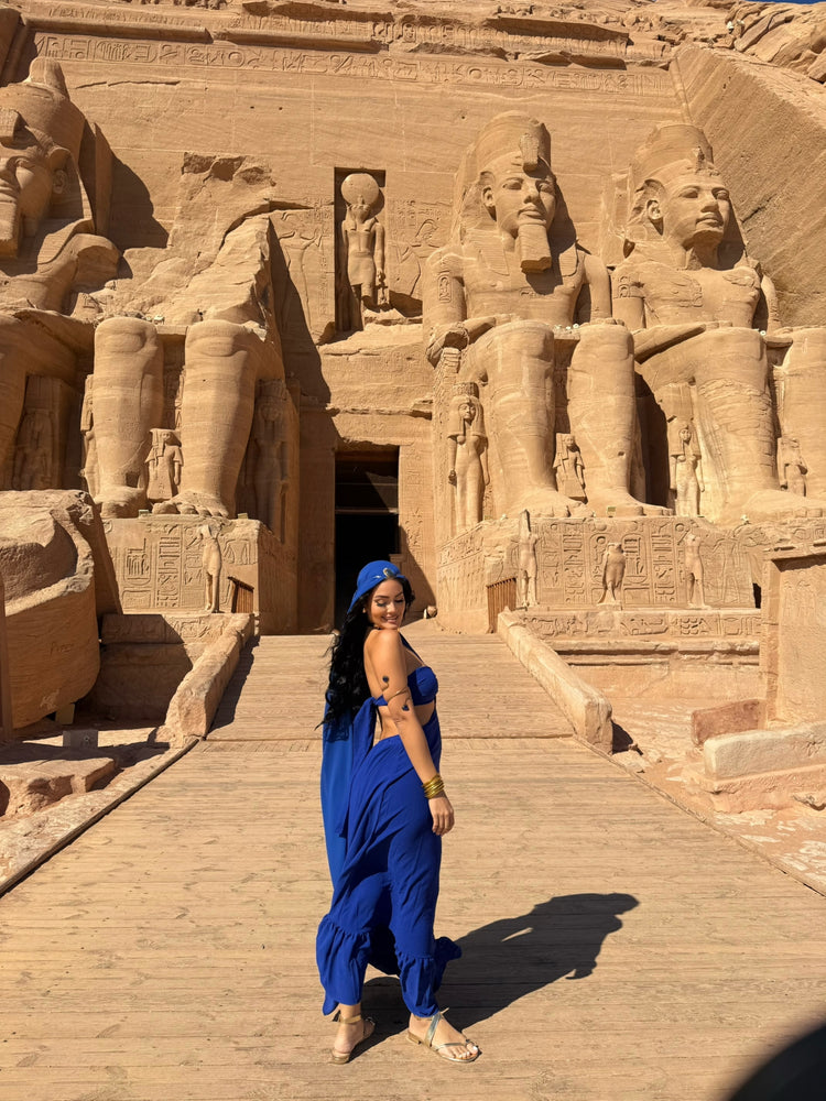 GIZA FOREVER DRESS - BLUE