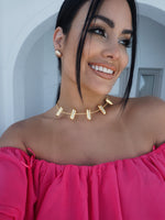SUNRAY CHOKER - GOLD PLATED