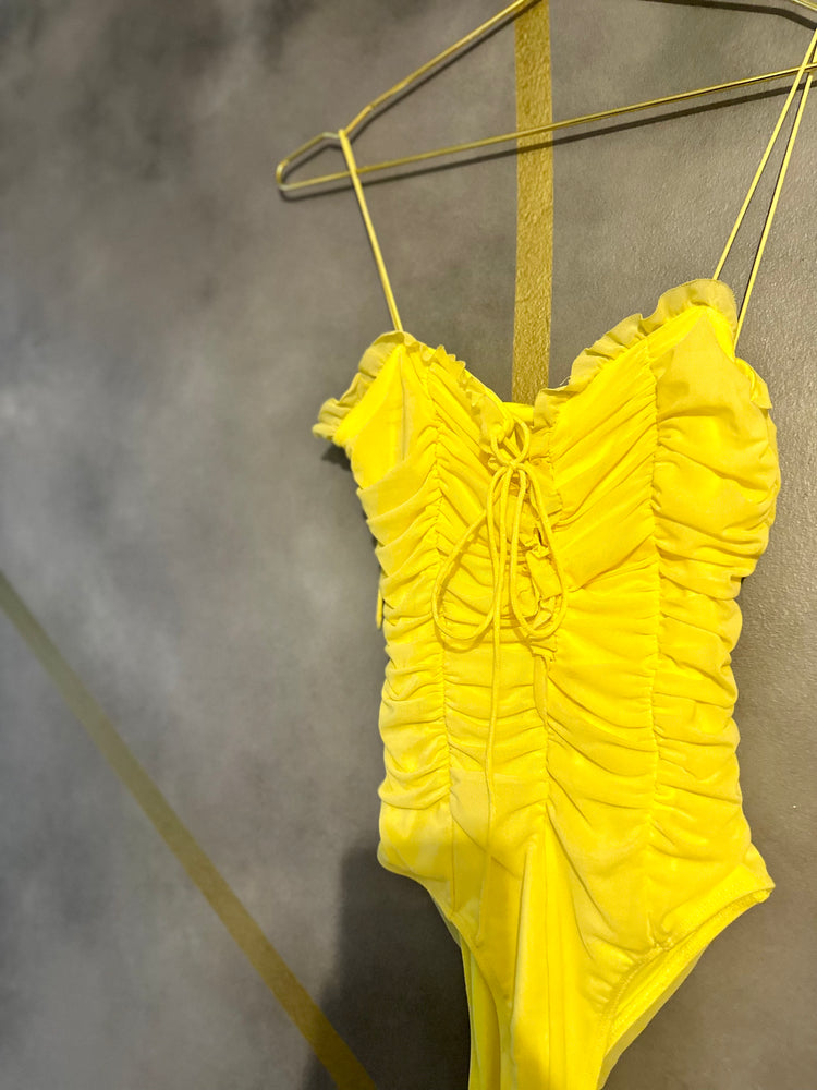 
            
                Load image into Gallery viewer, ROMANCE BODYSUIT - YELLOW
            
        
