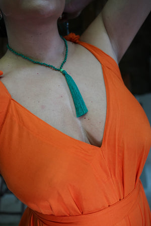 
            
                Load image into Gallery viewer, BALI BLESSED NECKLACE - TEAL
            
        