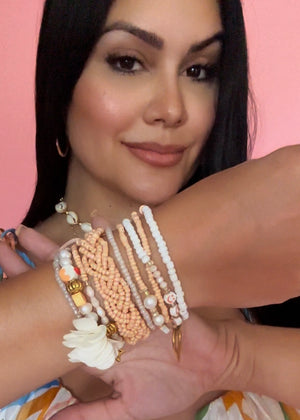 
            
                Load image into Gallery viewer, MULTIBEAD BRACELETS - NEUTRAL NUDES
            
        