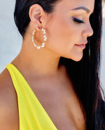 PEARLS ON HOOPS
