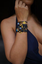 MULTIBEAD BRACELET SET - MIDNIGHT BLUE