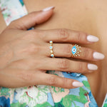 EVIL EYE RING SET